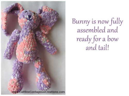 Perfect Baby Shower Gift! Free Crochet Bunny Pattern and amigurumi assembly Instructions.