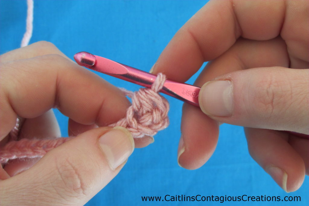 Half Double Crochet Stitch Tutorial Caitlins Contagious Creations 5989