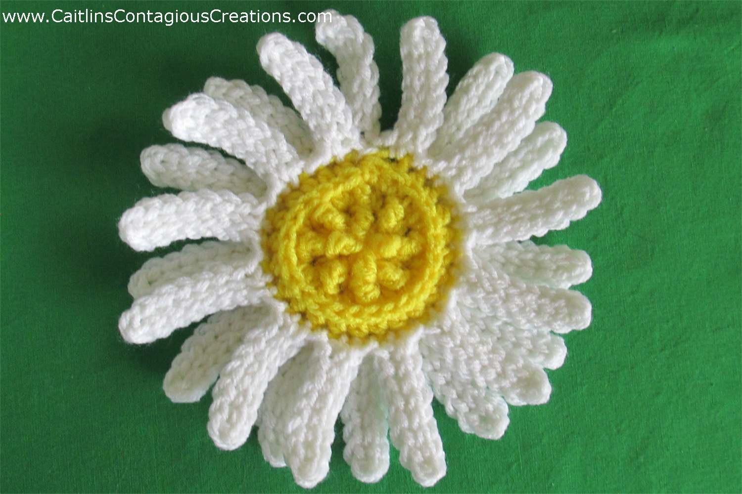 Realistic Flower Crochet Pattern Round Up - Caitlin's Contagious Creations